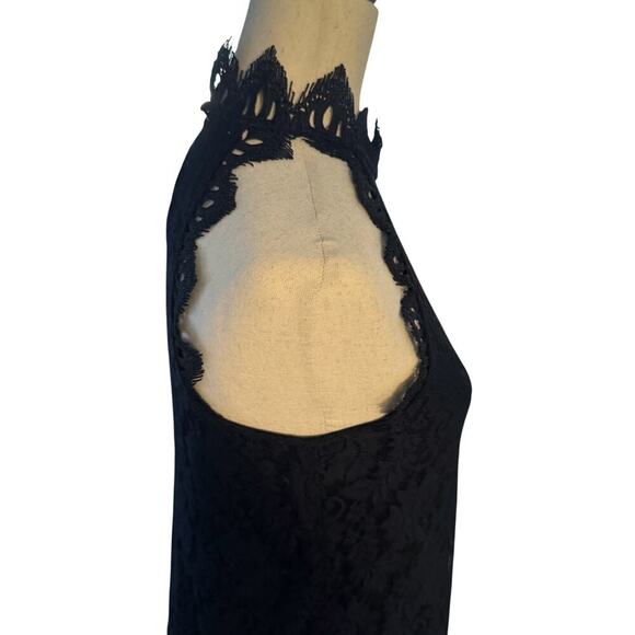 Maurices Love Lace Lined Halter Top Women's Sz XS Black Witchy Whimsigoth Goth - Picture 4 of 12